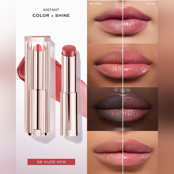 Lancome Squalane-12 Butterglow Lip Balm "Nude Now" NEW - Picture 2 of 7